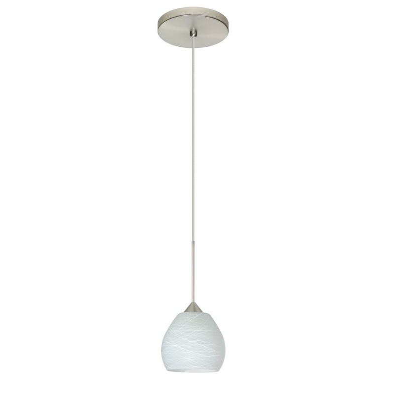 Besa 1XT-560560-SN Tay Tay One Light Pendant Satin Nickel