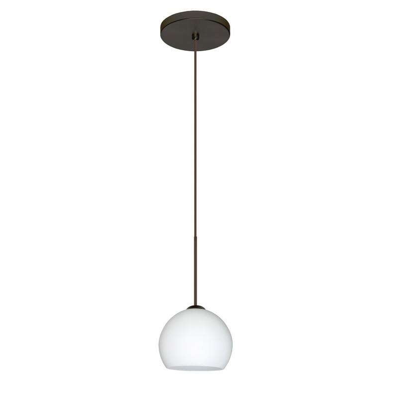 Besa 1XT-565807-BR Palla One Light Pendant Bronze
