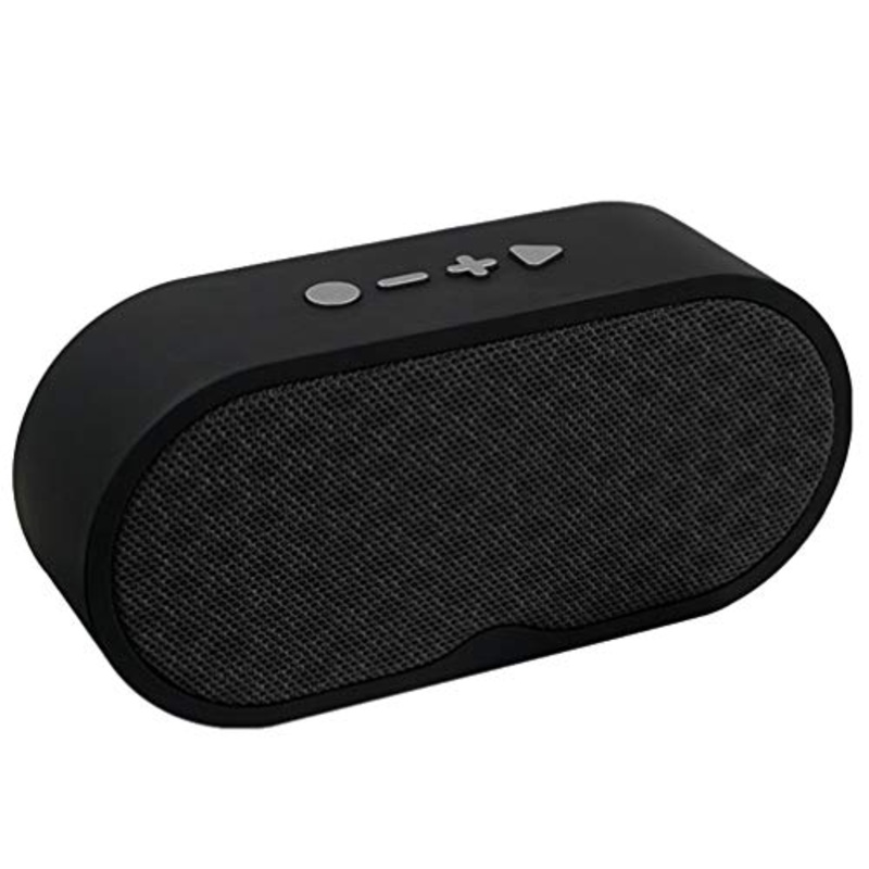 EXCEART Mini Altoparlante Wireless Subwoofer Basso Telefono Cellulare Stereo FM Altoparlante Lettore Musicale unit USB Scheda Tf per Esterno Interno (Nero)