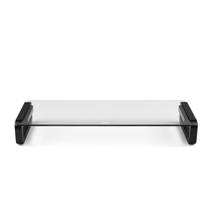Monitor Desk Stand with USB 3.0 Charging Hub – Black