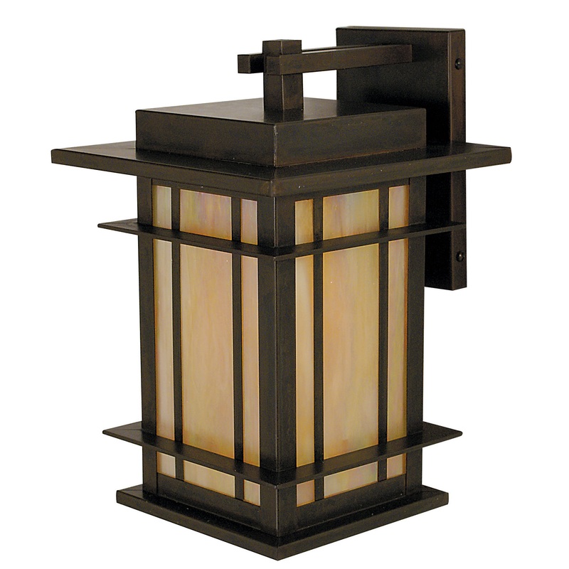 Arroyo OPB-7GW-BZ Oak Park One Light Wall Mount Bronze