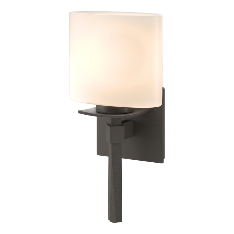 Beacon Hall Ellipse Glass Sconce Dark Smoke