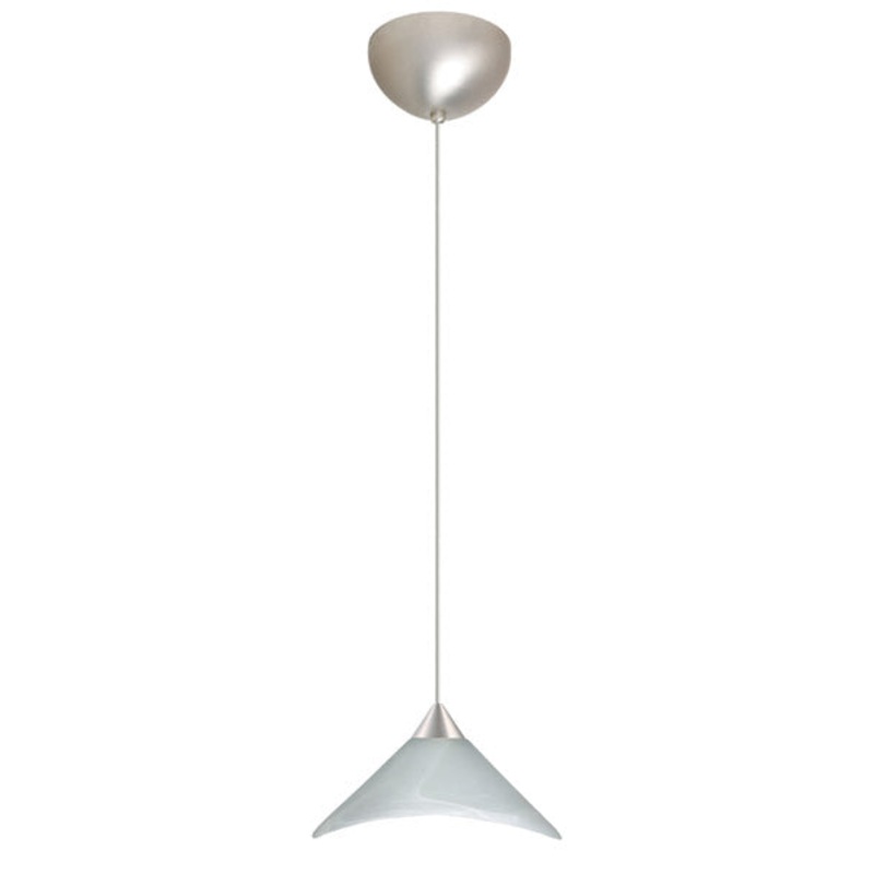 Besa 1XC-191352-SN Hoppi One Light Pendant Satin Nickel
