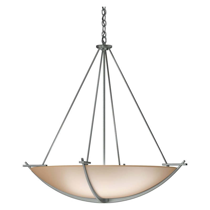 Compass Large Scale Pendant Vintage Platinum Sand Glass (SS)