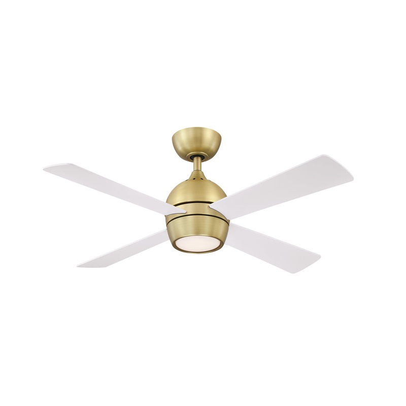 Fanimation FP7644BS Kwad 44 44″ Ceiling Fan Brushed Satin Brass