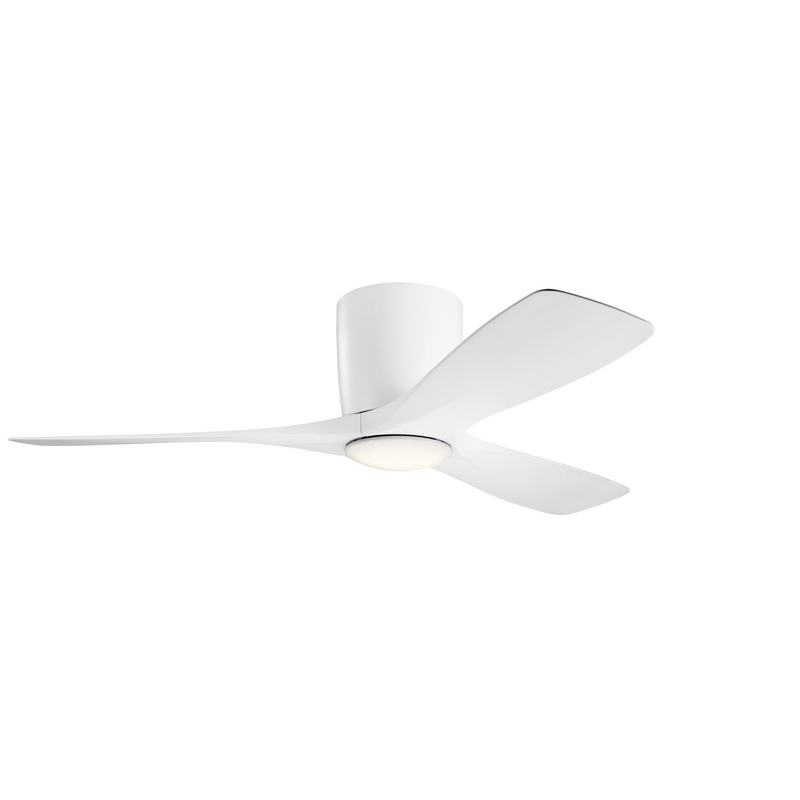 Kichler 300032MWH 48″ Ceiling Fan, Matte White