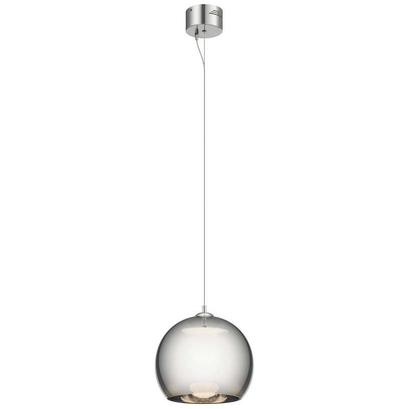 Kichler 83791 LED Mini Pendant, Chrome