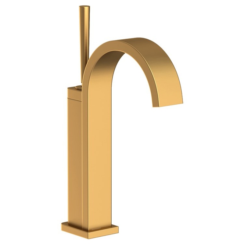 Lavatory Faucet Secant 1 Lever ADA Satin Bronze PVD 1.2 Gallons per Minute Brass Spout Height 7-2/5 Inch