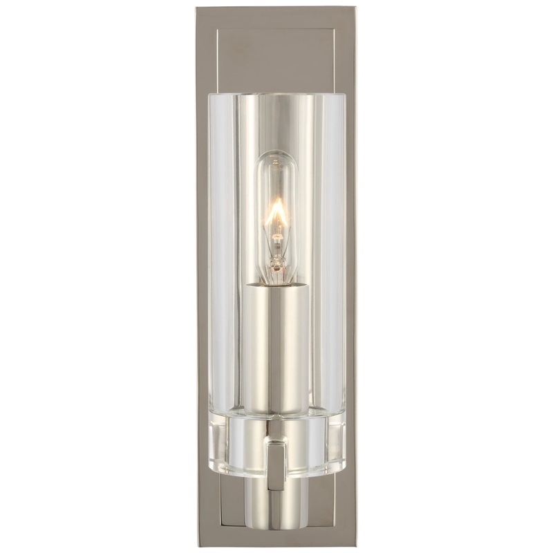 LED Wall Sconce from the Sonnet Collection in Polished Nickel Finish by Visual Comfort Signature