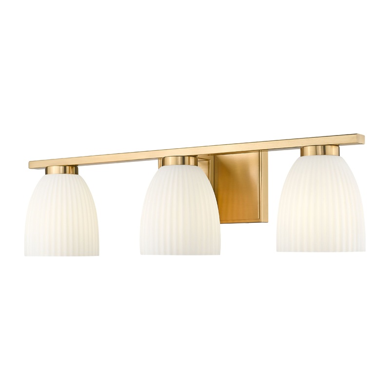 Naya 3-Light Vanity Modern Gold