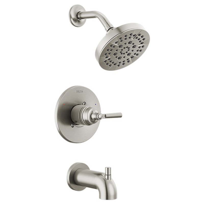 Tub and Shower Trim Monitor Saylor 14 Series 1 Lever Brilliance Stainless WaterSense ADA 1.75 Gallons per Minute
