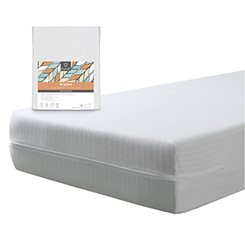 Tural – Fodera coprimaterasso Extra Elastica e Resistente. Chiusura con Cerniera. Matrimoniale (160×190/200cm)