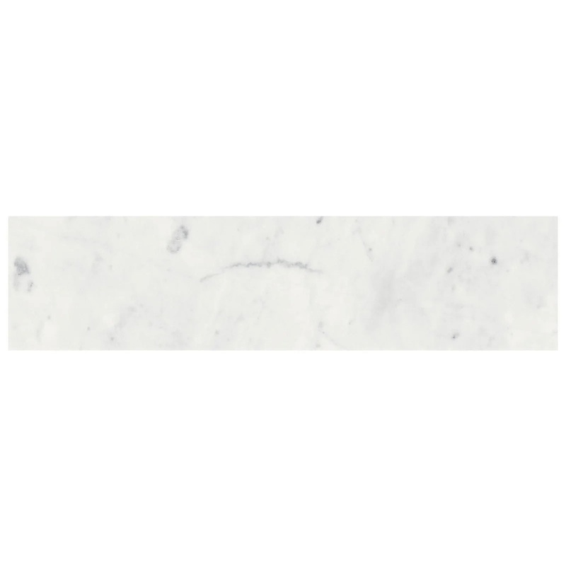 3″ x 12″ Eterna Bianco Honed Marble Tile 3″ x 12″