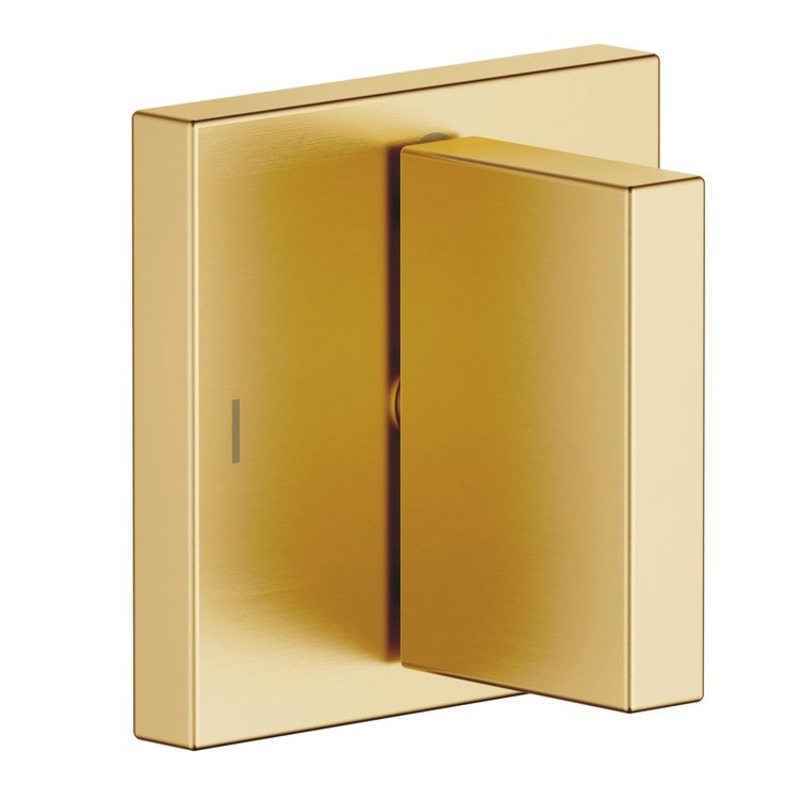 Diverter Trim MEM Wall Mount Concealed Two-Way with Shut-Off Function Brushed Durabrass 1 Lever