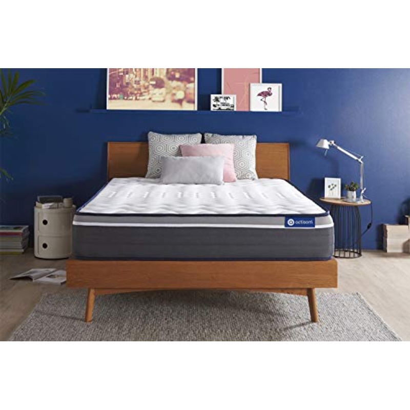 Materasso Actiflex plus 160x210cm, Spessore : 26 cm, Molle insacchettate e memory foam, Molto rigido, 7 zone di comfort