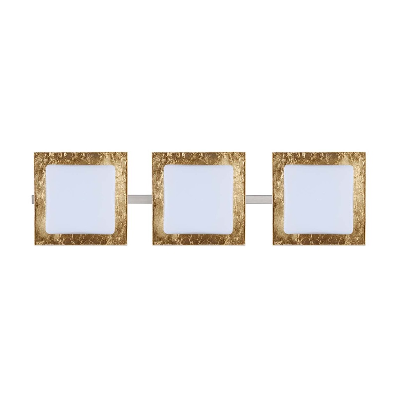 Three Light Wall Sconce from the Alex Collection in Satin Nickel Finish by Besa