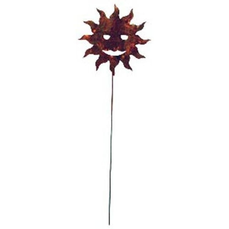 Village Wrought Iron RGS-97 Sun Rusted Garden Stake