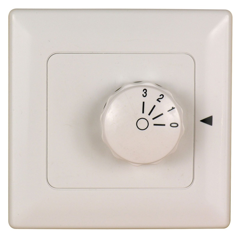 Wall Control from the Controls Collection in White Finish by Fanimation