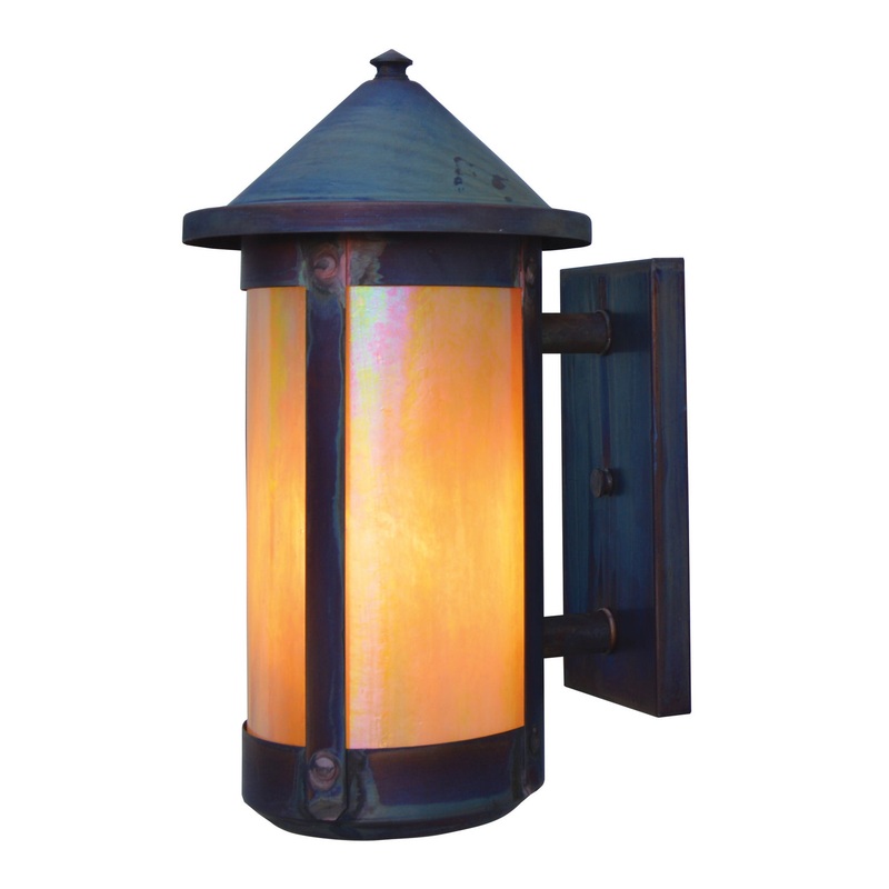 Arroyo BS-7LRGW-RC Berkeley One Light Wall Mount Raw Copper
