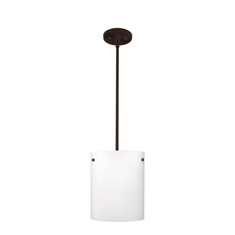 Besa 1TT-400607-BR Tamburo One Light Pendant Bronze