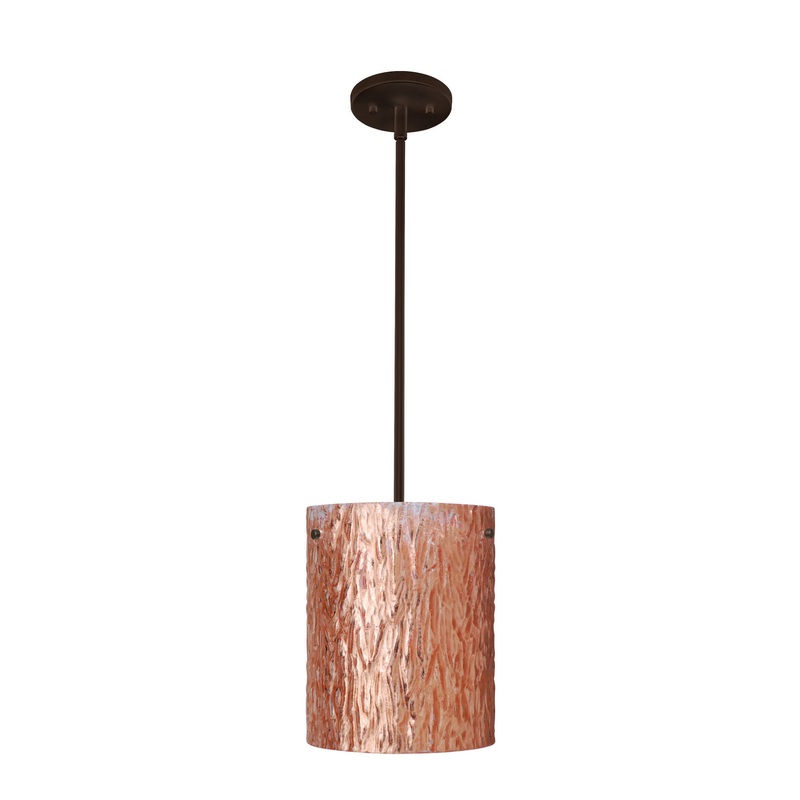 Besa 1TT-4006CS-LED-BR Tamburo One Light Pendant Bronze