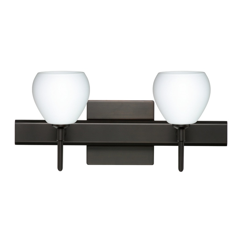 Besa 2SW-560507-BR-SQ Tay Tay Two Light Wall Sconce Bronze