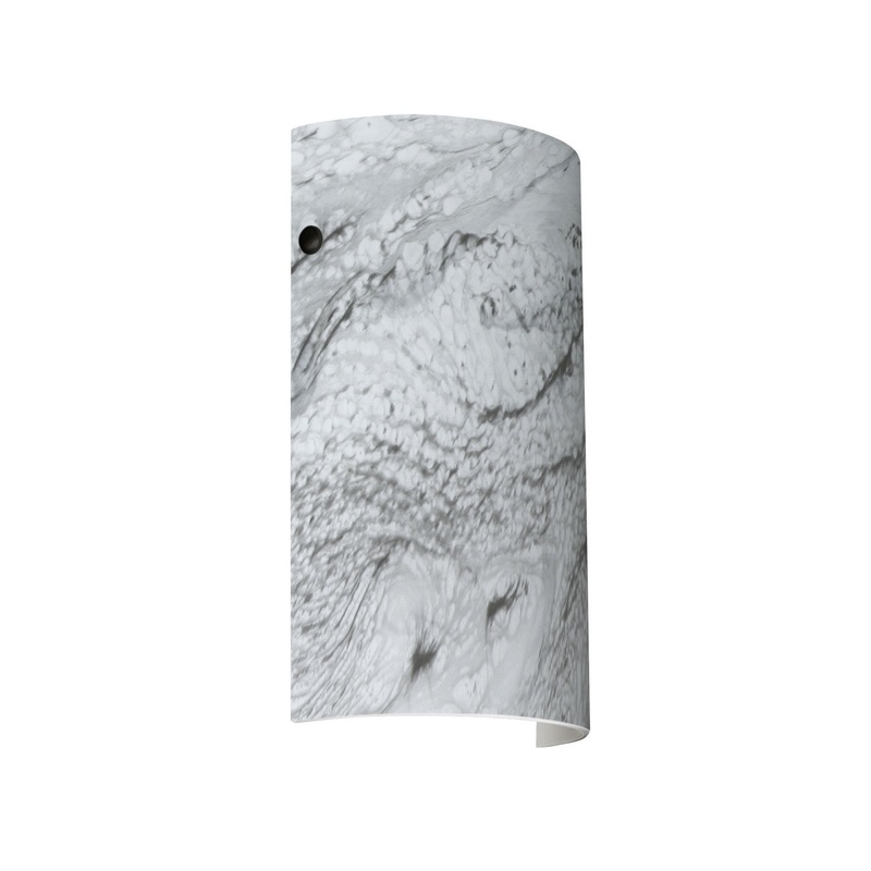 Besa 7042MG-LED-BK Tamburo One Light Wall Sconce Black