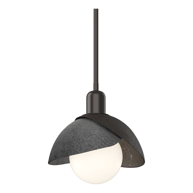 Brooklyn Double Shade Mini Pendant Oil Rubbed Bronze Ink