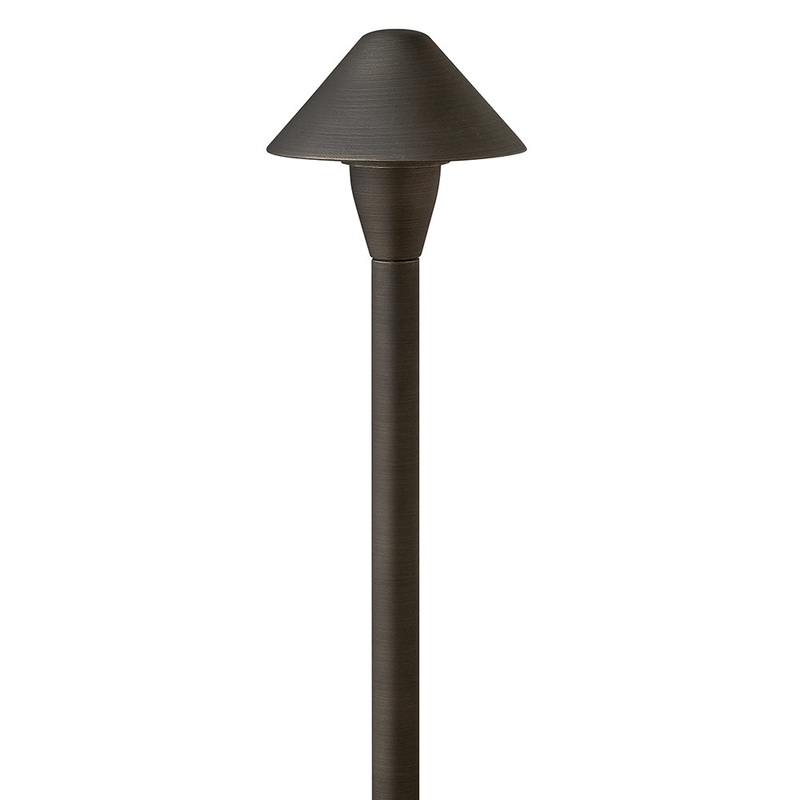 Hardy Island Mini Classic LED Path Light Brass Satin Black