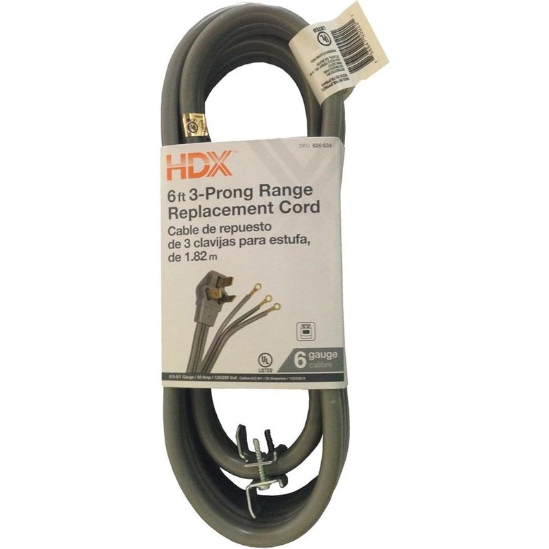 HDX 6 ft. 6/8/3 Extension Cord – 626-634