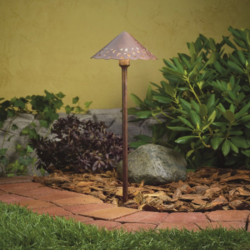 Kichler 15871TZT27 LED Path Light, Textured Tannery Bronze