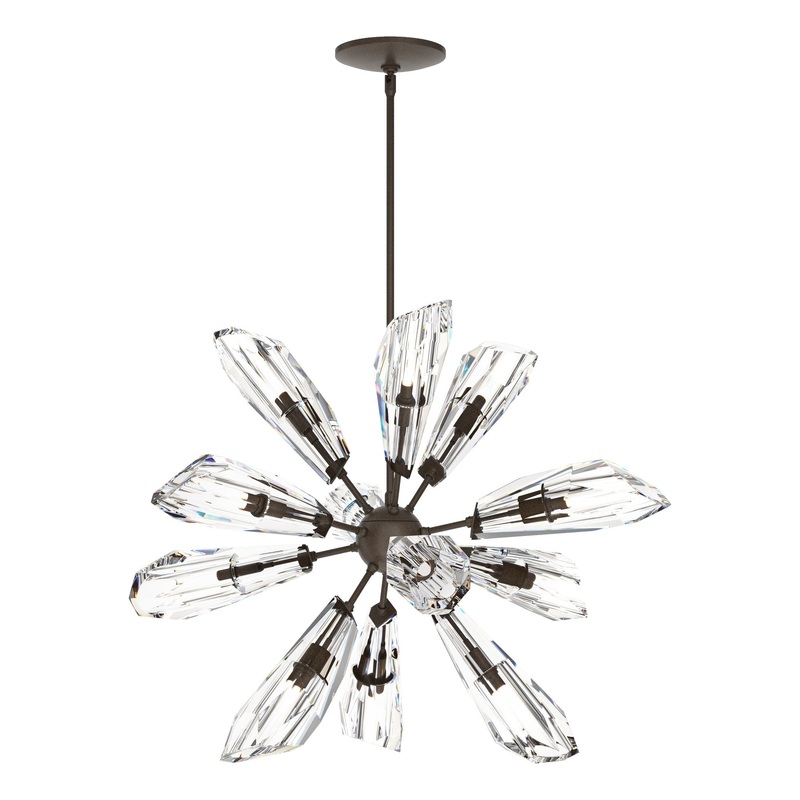 Luma 12-Light Starburst Pendant Bronze