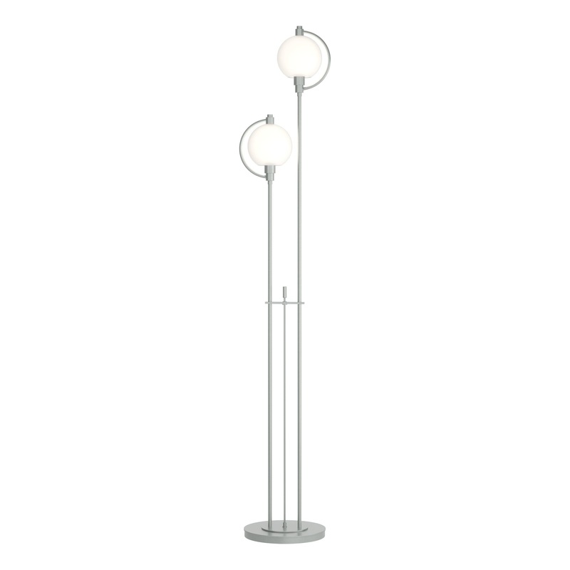 Pluto Floor Lamp Vintage Platinum Opal Glass (GG)