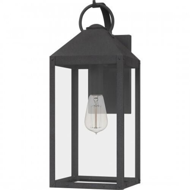 Quoizel TPE8408MB Thorpe Outdoor wall 1 light mottled black Outdoor