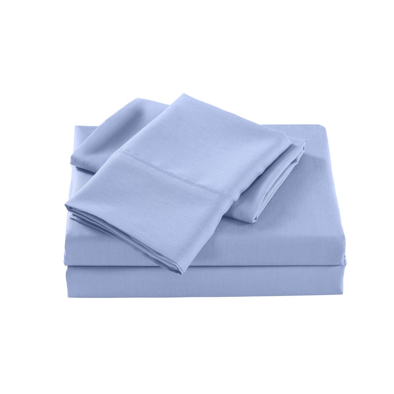 Royal Comfort 2000 Thread Count Bamboo Cooling Sheet Set Ultra Soft Bedding – Queen – Light Blue