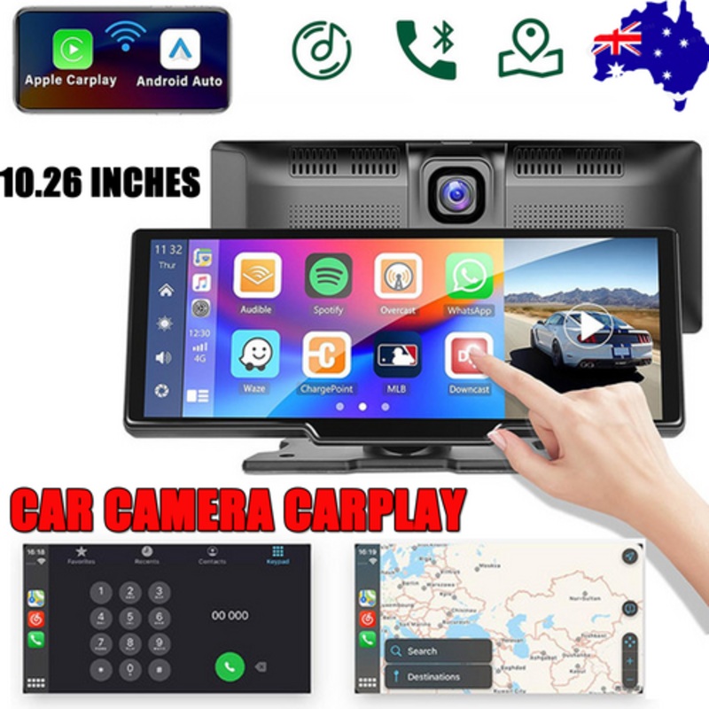 10.26″ 4K Car Camera Carplay Android Car GPS Navigation Dashboard Video Recorder