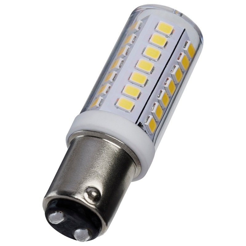 5 Watt Mini LED – Bayonet Double Contact Base – 5000K – Clear Finish – 120 Volt Light Bulb by Satco
