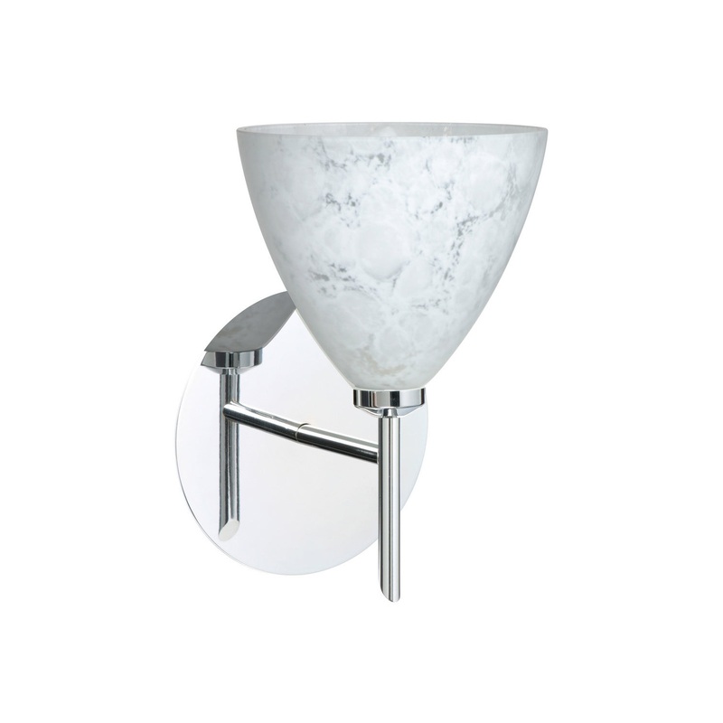 Besa 1SW-177919-CR Mia One Light Wall Sconce Chrome