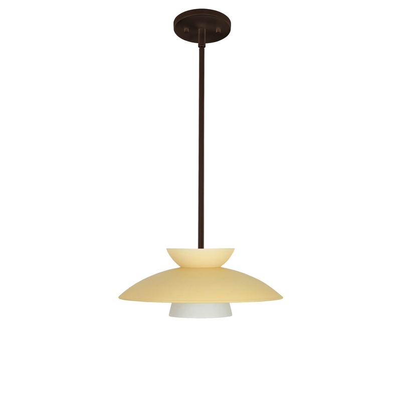 Besa 1TT-451397-BR Trilo One Light Pendant Bronze