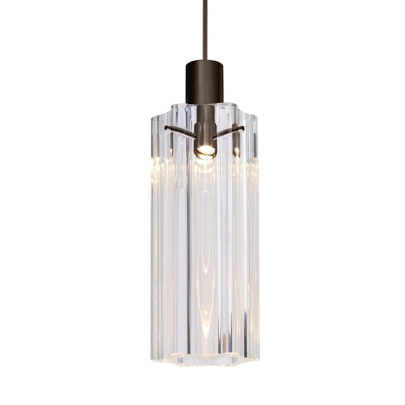 Besa 1XC-ICE7CL-LED-BR Besa Ice 7 Pendant LED Pendant Bronze