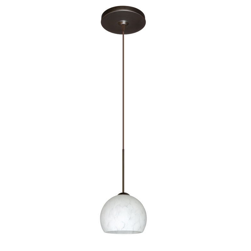 Besa 1XP-565819-BR Palla One Light Pendant Bronze (Discontinued)