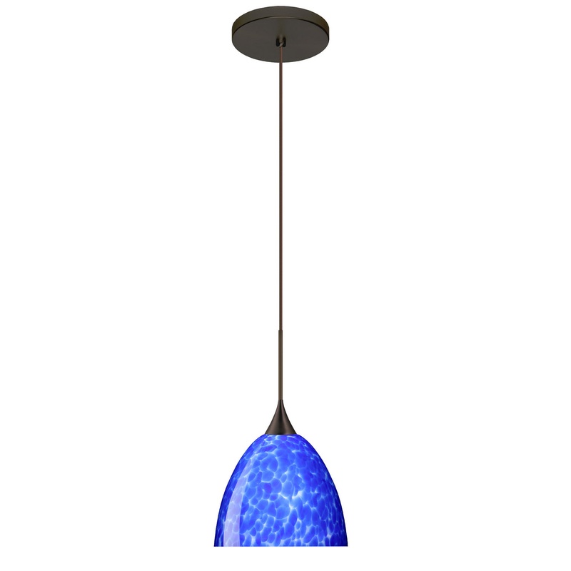 Besa 1XT-757086-BR Sasha One Light Pendant Bronze (Discontinued)