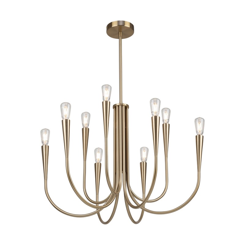 Bronte Chandelier – Brass / 25.25