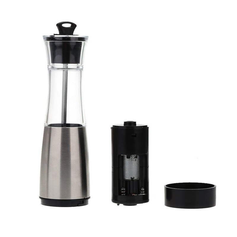 Gravity Salt or Pepper Grinder – Automatic Twist Grind Shakers Mills Electric
