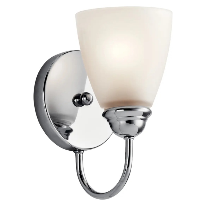Jolie 1-Light Wall Sconce Chrome