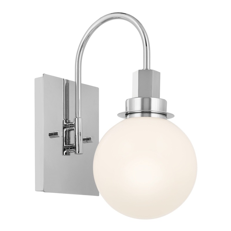 Kichler 55149CH One Light Wall Sconce, Chrome