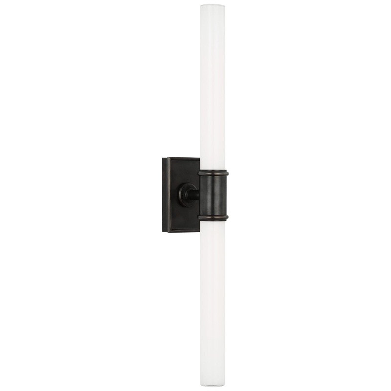 LED Bath Light from the Owen Collection in Bronze Finish by Visual Comfort Signature