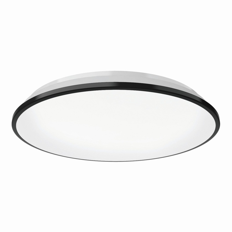 LED Flush Mount from the Brook Collection in Black Finish by Kuzco Lighting