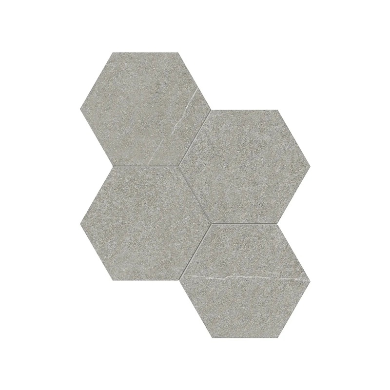 2″ x 2″ Mjork Ash Porcelain Mosaic Sheet – Modern Matte Porcelain Design