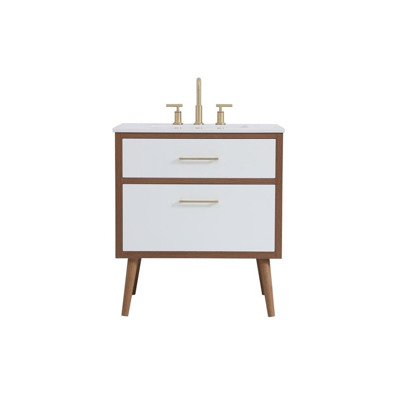 Bathroom Vanity from the Boise Collection in White Finish by Elegant Lighting